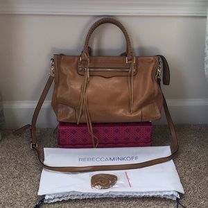 Rebecca Minkoff Regan Satchel in Cuoio